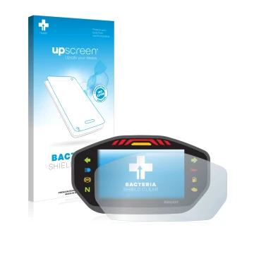 Front side of a product packaging with the brand logo upscreen. Next to it is the device Ducati Monster 1200S Colour-TFT-Displ