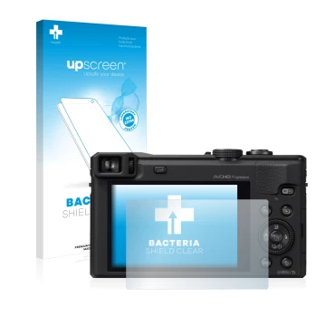 Front side of a product packaging with the brand logo upscreen. Next to it is the device Panasonic Lumix DMC-TZ60 shown with t