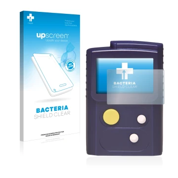 Front side of a product packaging with the brand logo upscreen. Next to it is the device Swissphone RES.Q shown with the corre