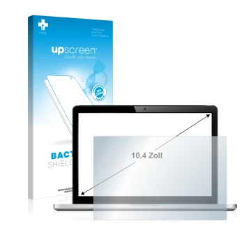 Front side of a product packaging with the brand logo upscreen. Next to it is the device shown with the corresponding screen p