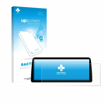 Front side of a product packaging with the brand logo upscreen. Next to it is the device BMW Professional 10.2