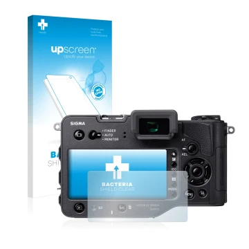 Front side of a product packaging with the brand logo upscreen. Next to it is the device Sigma SD Quattro shown with the corre