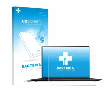 Front side of a product packaging with the brand logo upscreen. Next to it is the device Lenovo ThinkPad X1 Yoga (2nd Gen.) sh