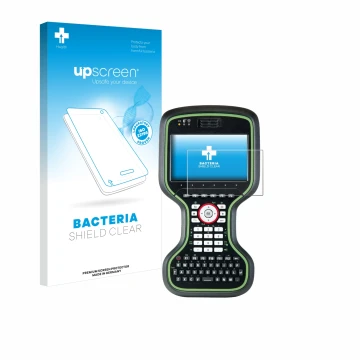 Front side of a product packaging with the brand logo upscreen. Next to it is the device Leica CS20 3.75G Disto shown with the