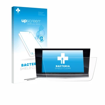 Front side of a product packaging with the brand logo upscreen. Next to it is the device Opel Astra 2017 Navi 900 IntelliLink 