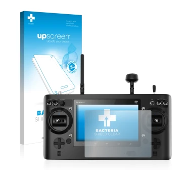 Front side of a product packaging with the brand logo upscreen. Next to it is the device Yuneec ST16 shown with the correspond