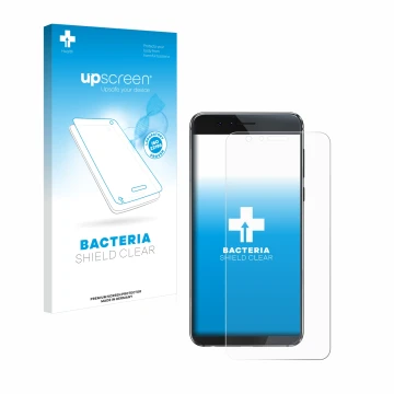 Front side of a product packaging with the brand logo upscreen. Next to it is the device Honor 8 shown with the corresponding 