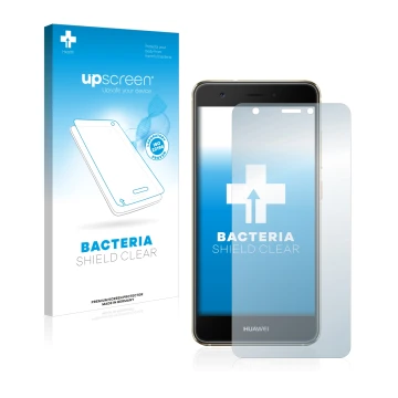 Front side of a product packaging with the brand logo upscreen. Next to it is the device Huawei Nova shown with the correspond