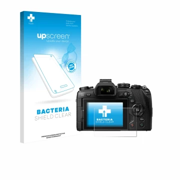 Front side of a product packaging with the brand logo upscreen. Next to it is the device Olympus OM-D E-M1 Mark II shown with 