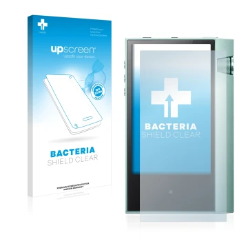 Front side of a product packaging with the brand logo upscreen. Next to it is the device Astell&Kern AK70 shown with the corre