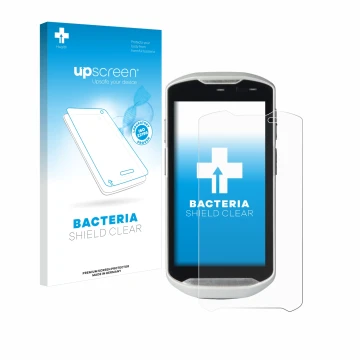 Front side of a product packaging with the brand logo upscreen. Next to it is the device Zebra TC51 shown with the correspondi