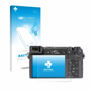 Front side of a product packaging with the brand logo upscreen. Next to it is the device Panasonic Lumix DC-GX9 shown with the