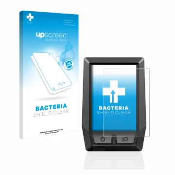 Front side of a product packaging with the brand logo upscreen. Next to it is the device Bosch Kiox shown with the correspondi