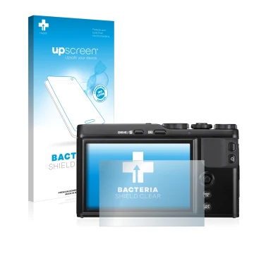 Front side of a product packaging with the brand logo upscreen. Next to it is the device Fujifilm XF10 shown with the correspo