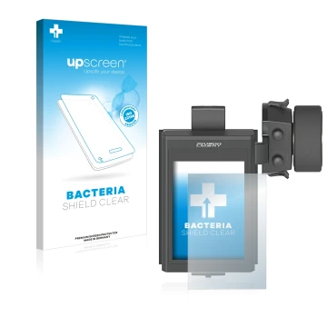 Front side of a product packaging with the brand logo upscreen. Next to it is the device FlySky FS-NB4 shown with the correspo