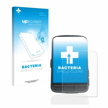 Front side of a product packaging with the brand logo upscreen. Next to it is the device Wahoo Elemnt Roam shown with the corr