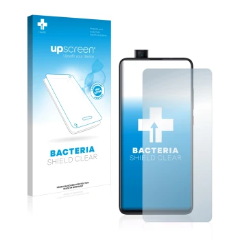 Front side of a product packaging with the brand logo upscreen. Next to it is the device Xiaomi Mi 9T shown with the correspon