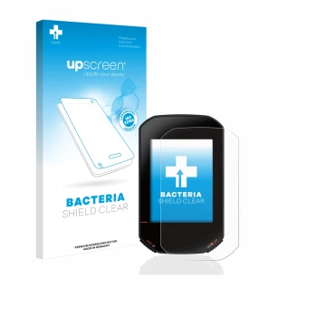 Front side of a product packaging with the brand logo upscreen. Next to it is the device Bryton Rider 420 shown with the corre