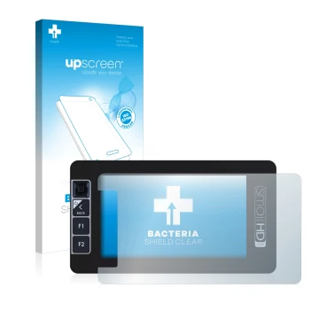 Front side of a product packaging with the brand logo upscreen. Next to it is the device SmallHD 503 Ultra Bright shown with t