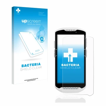 Front side of a product packaging with the brand logo upscreen. Next to it is the device Zebra TC57 shown with the correspondi