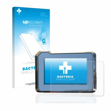 Front side of a product packaging with the brand logo upscreen. Next to it is the device KTM 1290 Super Duke R 2020/2022 TFT-D