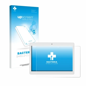 Front side of a product packaging with the brand logo upscreen. Next to it is the device Alldocube M5X Pro shown with the corr