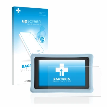 Front side of a product packaging with the brand logo upscreen. Next to it is the device Pebble Gear 7