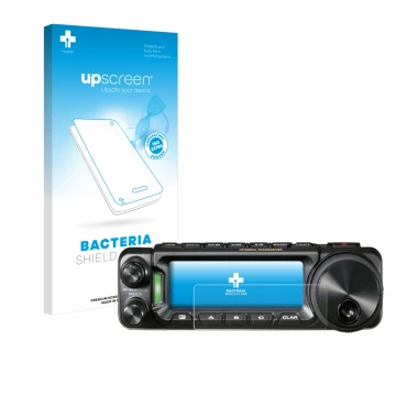 Front side of a product packaging with the brand logo upscreen. Next to it is the device Yaesu FT-891 shown with the correspon