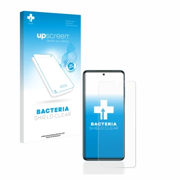 Front side of a product packaging with the brand logo upscreen. Next to it is the device Xiaomi Poco X3 NFC shown with the cor