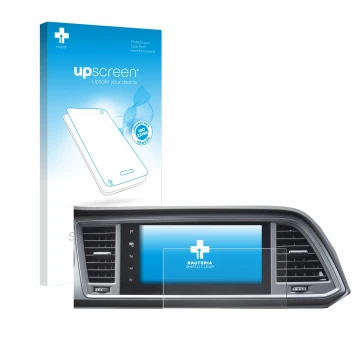 Front side of a product packaging with the brand logo upscreen. Next to it is the device Seat Cupra Ateca Facelift 2021 MiB 3 