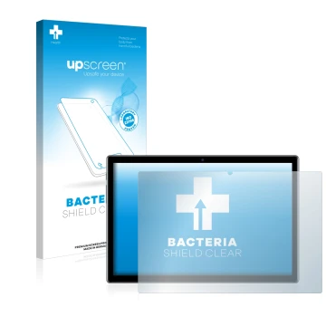 Front side of a product packaging with the brand logo upscreen. Next to it is the device Teclast P20HD shown with the correspo