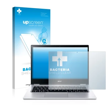 Front side of a product packaging with the brand logo upscreen. Next to it is the device Acer Spin 3 SP314-54N shown with the 