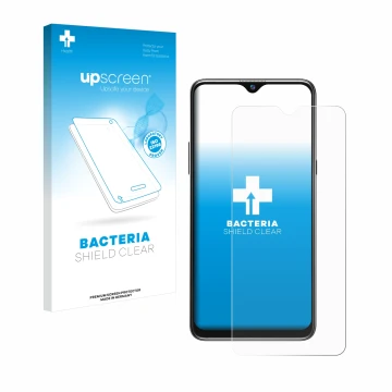 Front side of a product packaging with the brand logo upscreen. Next to it is the device Blackview A80s shown with the corresp