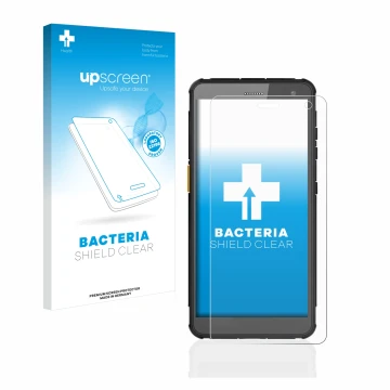 Front side of a product packaging with the brand logo upscreen. Next to it is the device i.safe MOBILE IS655.2 shown with the 