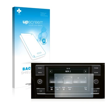 Front side of a product packaging with the brand logo upscreen. Next to it is the device Volkswagen T6.1 California 2021 Compo