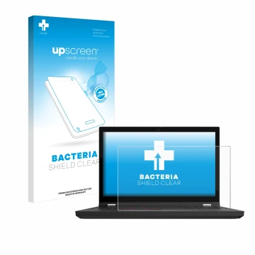 Front side of a product packaging with the brand logo upscreen. Next to it is the device Lenovo ThinkPad P15 Gen 2 shown with 