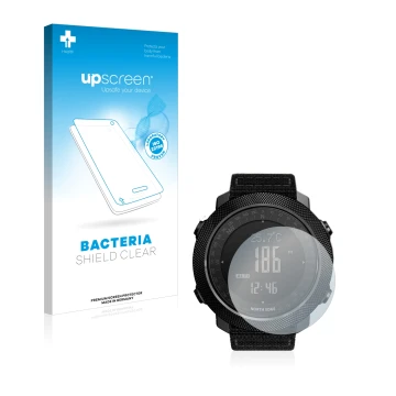 Front side of a product packaging with the brand logo upscreen. Next to it is the device Explopur North Edge Apache shown with