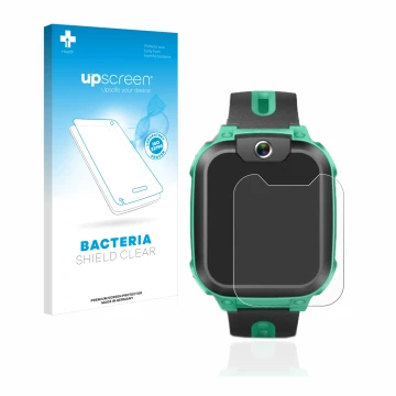 Front side of a product packaging with the brand logo upscreen. Next to it is the device Imoo Watch Phone Z1 shown with the co