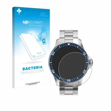 Front side of a product packaging with the brand logo upscreen. Next to it is the device Withings ScanWatch Horizon (43 mm) sh