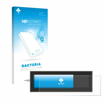 Front side of a product packaging with the brand logo upscreen. Next to it is the device Porsche Taycan 2021 PCM 6.0 shown wit