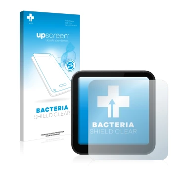 Front side of a product packaging with the brand logo upscreen. Next to it is the device DJI Action 2 shown with the correspon