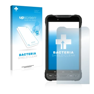Front side of a product packaging with the brand logo upscreen. Next to it is the device UniStrong UT12P shown with the corres