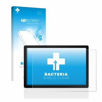 Front side of a product packaging with the brand logo upscreen. Next to it is the device Samsung Galaxy Tab A8 WiFi shown with