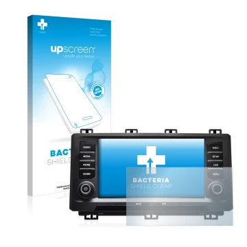 Front side of a product packaging with the brand logo upscreen. Next to it is the device Seat Ateca 2017 shown with the corres