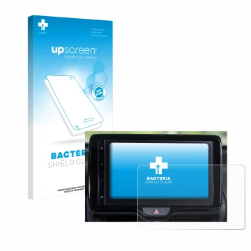 Front side of a product packaging with the brand logo upscreen. Next to it is the device Toyota Yaris Cross 2021 Smart Connect