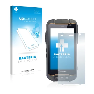 Front side of a product packaging with the brand logo upscreen. Next to it is the device i.safe MOBILE IS530.2 shown with the 