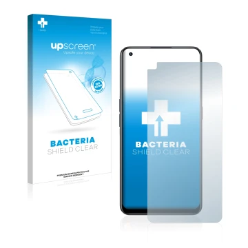 Front side of a product packaging with the brand logo upscreen. Next to it is the device realme 9 Pro Plus shown with the corr