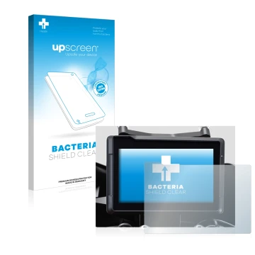 Front side of a product packaging with the brand logo upscreen. Next to it is the device KTM 1290 Super Duke GT 2022 TFT 7