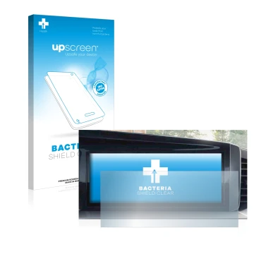 Front side of a product packaging with the brand logo upscreen. Next to it is the device Opel Mokka B 2022 Infotainment System