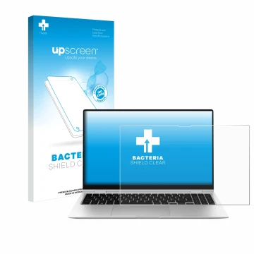Front side of a product packaging with the brand logo upscreen. Next to it is the device Samsung Galaxy Book2 Pro 360 15.6